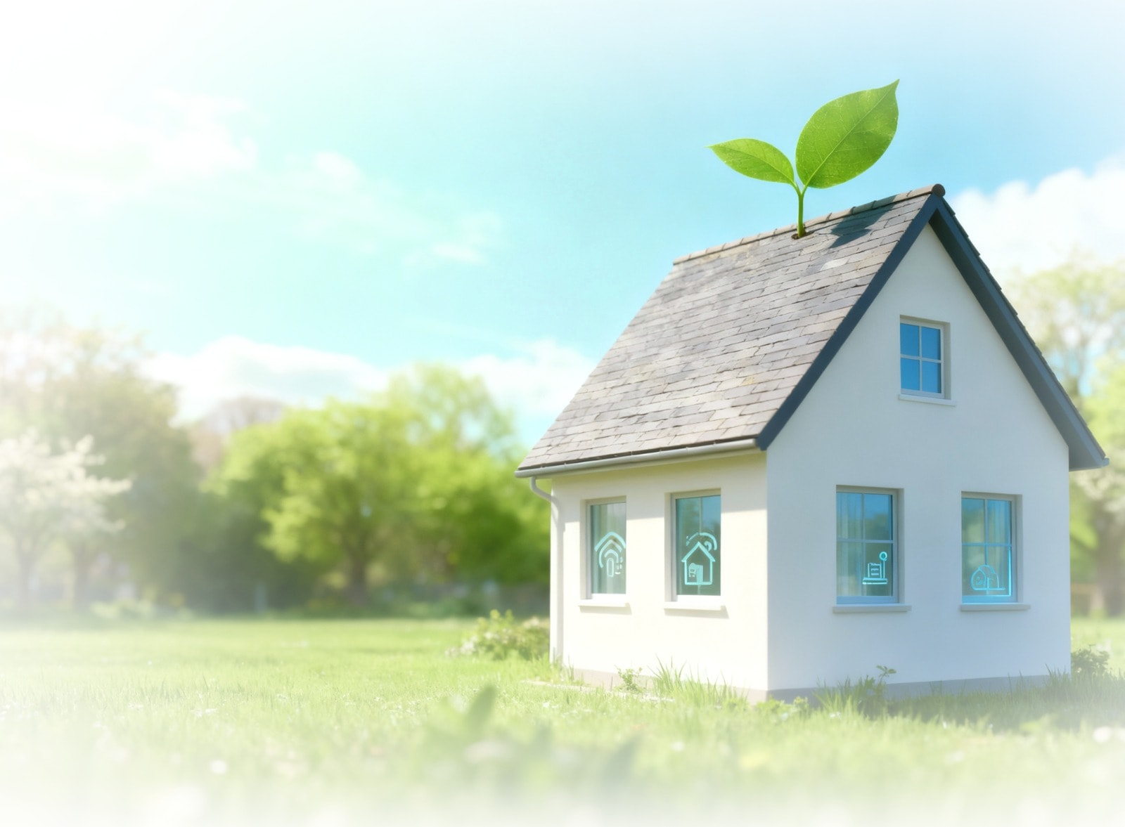 Eco-friendly home with green technology